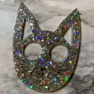 Cat Keychain self defense (Unicorn Disco) - NEW